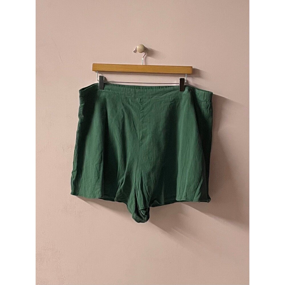 Cider Green Gauzy Pull-On Shorts Size 3XL